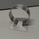 Hair Dryer Holder Wall Mount, Blow Dryer Holder Wall, Adhesive Hair Dryer Hanger, Blow Dryer Organizer, Hair Tools Organizer for Bathroom Salon Barber Shop Hotel (Silver)