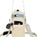 Water Bottle Holder with Strap, Water Bottle Carrier Bag with Phone Pocket, Shoulder Hand Strap Insulated Neoprene 32/40 oz Water Bottle Sleeve for Walking Hiking Camping Gym