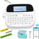 Label Maker Machine with-Tape, Rechargeable Backlit Bluetooth Labelmaker, Replacement for Ptouch Label Maker Machine, M950 12mm Inkless Label Printer, Teacher School Office Supplies