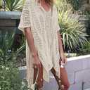 HARHAY Women's Summer Swimsuit Bikini 2023 Beach Swimwear Crochet Cover up One Size
