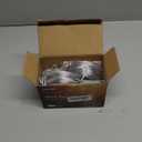 JMEXSUSS 200 LED Solar Rope Lights for Christmas Decor, 72ft IP 65 Outdoor Waterproof Christmas Rope Lights with 8 Modes, Blue and White Solar Christmas Lights for Fence Yard Walkway Christmas