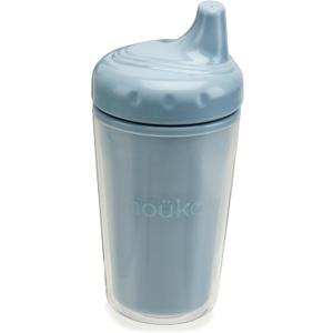 noka Insulated and Non-Spill Sippy Cup | Leak Proof and Easy Grip | Keeps Drinks Hot or Cold | Wave