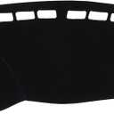 Car Dashboard Cover Mat Compatible for Nissan Sentra 2013-2019, Protective Polyester Black Center Console Interior Trim Dash Board Mat