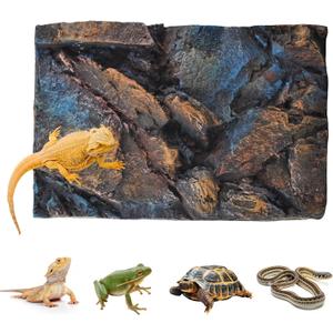 Rock Terrarium Background, 3D Reptile Tank Background Board Amphibian Stereo Backdrop Wall Reptile Stereo Decoration Aquarium Decoration Reptile Gecko Frog Lizard