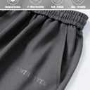 Men's Cotton Yoga Casual Sweatpants with Pockets Open Bottom Athletic Lounge Pants for Workout Gym Running (Gray)