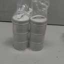 Termichy Stackable Formula Dispenser Portable Milk Powder Container, 2 Pack, Grey