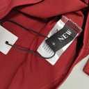 Women's Sexy Glitter Mini Dress Mock Neck Cloak Sleeve Cocktail Shimmering Elegant Dresses Wedding Guest Party Evening, Red Medium