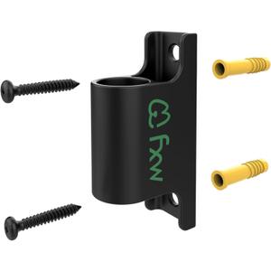 FXW Fence-to-Wall Anchor (Pack of 4) for Use with Dog Playpen in Yard, Garden, Doorways, Fireplace, Indoor/Outdoor, Fits All Heights of Playpen, BlackPatented