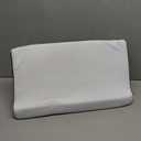 Wedge Pillow for Sleeping, Side Sleeper Body Back Positioners for Back Pain, Preventing Bedsores, After Surgery, Pregnancy Support, Ankle Support, Bed Wedge Pillow for Side Sleepers (20 Inch Length, Gray White)