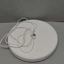 Tuanse 10 Inch Electric Motorized Rotating Turntable Cup Display Stand with LED, 44 lb Centric Loading for Table, 360 Degree Product Display Stand for Shop Jewelry Photography Video(White)