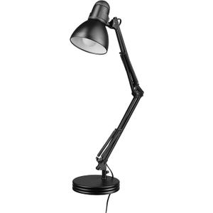 GLOBE Electric 5698601 28" Heavy Base Top Moving Spring Balanced Swing Arm Desk Lamp, Black, On/Off Rotary Switch on Shade, Office Decor, Reading Light, Home Essentials, Room Lighting GLOBE Electric 5698601 28" Heavy Base Top Moving Spring Balanced Swing Arm Desk Lamp, Black, On/Off Rotary Switch on Shade, Office Decor, Reading Light, Home Essentials, Room Lighting