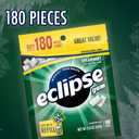 ECLIPSE Spearmint Chewing Gum Sugar Free, Mint Gum Bulk Pack, 8.8 Ounce (180 Piece Bag) (EXP 05/01/26)
