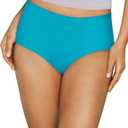 Hanes Women's Signature Cotton Breathe Briefs Underwear Pack, 6-Pack (Colors May Vary)