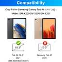 LAMA 7 Colors Backlit Keyboard Case with Mouse for Samsung Galaxy Tab A8 10.5 Inch, Wireless Keyboard Case with S Pen Holder for Galaxy Tab A8 10.5" 2021 (SM-X200/X205/X207), BK