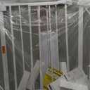 Baby Gate No Drilling, 29"-40" Auto Close Dog Gate Indoor for Doorways & Stairs, Pressure Mounted Adjustable Pet Gate, Easy Walk Through Child Gate for Children & Pets Stroller Friendly, White (29-40"Wide, 28"Tall)