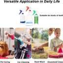 5 Pack Spray Nozzle for Bottles Universal Replacement Nozzle Heavy Duty Sprayer Trigger Head With Tube for Household Cleaning Car Detailing