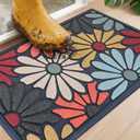 Welcome Mat for Front Door, Non-Slip, Flowers, 17 x 29 in
Traps Dirt and Moisture, Absorbent Coarse Fibers, Fade Resistant, Low Profile, Waterproof Backing, Indoor and Outdoor Entry