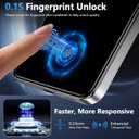 2 Pack for Samsung Galaxy S25 Plus Privacy Screen Protector Tempered Glass, Fingerprint Unlocking, 25 Anti Spy, Full Coverage, Case Friendly, Easy Installation, Compatible with Galaxy S25+