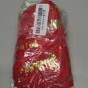 Artoid Mode Christmas Tree Red Dutch Fleece Table Runner, Glitter Metallic Foil Holiday Kitchen Dining Table Decoration for Home Party Decor 13x72 Inch