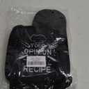 Your Opinion was Not in The Recipe, Funny Oven Mitts and Pot Holders, Silicone Non-Slip Oven Mitts, Chef Gift, Housewarming Gift Ideas, Cooking Baking BBQ Gifts, Black