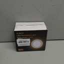4 Inch Black Ultra-Thin LED Recessed Lights with Night Light 2 Pack, Canless Wafer, 2700K-5000K Selectable, 9W, 120V, 750LM, Dimmable, ETL FCC