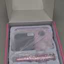 Professional Electric Nail Drill E-File Machine - 45,000 RPM Corded Nail Drills Kit with Low Noise & LED Display for Shaping, Removing & Polishing Acrylic Gel Nails for Salon Home (Pink)