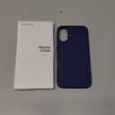 ORNARTO Compatible with iPhone 16 Case 6.1", Slim Liquid Silicone 3 Layers Full Covered Soft Gel Rubber Shockproof Phone Case, Protective Cover with Anti-Scratch Microfiber Lining-Navy Blue