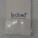 Lecloud Estelle Natural Light-Filtering Curtain Tiers, Kitchen Short Curtains 24 Inch Length, Soft Textured Curtains, Rod Pocket Window Treatments (Each 30 W x 24 L, 2 Panels Set, Natural)