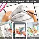 9" x 12" Sketch Book, Spiral Bound Drawing Pad Sketchbook for Drawing, 2-Pack 200 Sheets (68lb/120gsm) Acid Free Artist Sketch Pad for Kids,Teens, Artists of All Levels - Thick Cardboard Cover