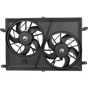 SCITOO Engine Radiator Condenser Cooling Fan Assembly Compatible with Chevrolet & for GMC & for Buick & for Saturn Models, for Traverse 2009-2017, for Acadia 2007-2016, for Outlook 2007-2010
