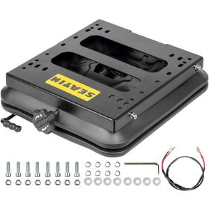 SEATIN Seat Suspension Kit with Slider Track, Universal Fit for Zero Turn Mower, Tractor, Forklift,Compatible with Most Aftermarket Seats