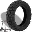 10 Inch 10x2.75-6.5 Off-road Rubber Outer Tire Suitable for Speedway 5 Dualtron 3 Hover-1 Alpha JOYOPR S Hiboy Titan PRO Electric Scooter Thickened Explosion-Proof Shockproof Super-Grip