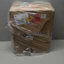 FEMILA Exterior Wall Sconce,2 Packs Outdoor Waterproof Wall Lights Fixture,E26 Socket Wall Lantern for Porch,AntiRust Matte Black Finish with Seeded Glass Lampshade,4FD54B2PK BK