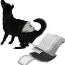 PAWPANG Copper Fit Mate Washable Male Dog Belly Band Kit  1 Reusable Male Wrap with 15 Dog Diaper Liners, Ideal for Senior Dogs, Incontinence, and Marking, M