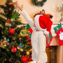 Anditoy 50 PCS Christmas Wooden Hanging Ornaments Unfinished Wood Slices Christmas Crafts for Kids DIY Christmas Decorations Party Supplies Favors