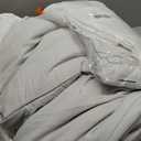 Bedsure Queen Comforter Set - 4 Pieces Pinch Pleat Bed Set, Light Grey Boho Bedding for All Season, 1 Soft Comforter, 2 Pillowcases, 1 Decorative Pillow