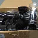 16oz Clear Plastic Jars With Lids,Plastic Jars With Lids,Airtight Container Ideal For Dry Food, Peanut Butter, Honey Jam,Cream, Bathroom and Storage(set of16)