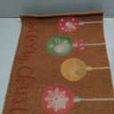 Ceenna Merry Christmas Coir Door Mats Christmas Ball Doormat Xmas Non Slip Floor Mats Indoor Entrance Door Mat Xmas Porch Front Decor, 24 x 16 Inch