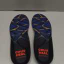 CRUVHEAL Work Orthotic Insoles - Anti Fatigue Medium Arch Support Shoe Insert Men Women - Plantar Fasciitis Flat Feet - Relieve Foot Pain - Work Boot Insoles Standing All Day (XL, Blue)