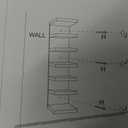 Versatile 7 Tier Wall Shelf Unit, White Lack Wall Shelf, Display Floating Shelf with LED Remote Control Light