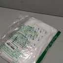 NICETOWN Pure White French Door Curtains, Room Darkening 30 X 72 Inch Blackout French Door Shades, Thermal Insulated Roll Up Shades Window Coverings, 1 Panel