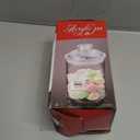 34oz Acrylic Storage Jar, Airtight Lid with Silicone Sealing Ring, Ideal Canister Container for Sugar, Tea, Spices, Herbs, Shells, Bath Salt, Christmas Decorative Apothecary Jars (Standard 1000 ml)