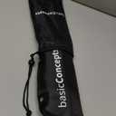 BASIC CONCEPTS Airplane Foot Hammock for Plane Travel Essentials - Airplane Travel Essentials, Long Flight Foot Rest - Plane Gadgets (1 pack)