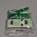 Pickup Truck Trailer Towing Toy Camper 2 in 1 Playset RV Motorhome Toys for Boys Diecast Model Car Metal Pull Back Toy Cars 1/36 Scale SUV Doors Open Light Sound Kids Birthday Gifts, Green