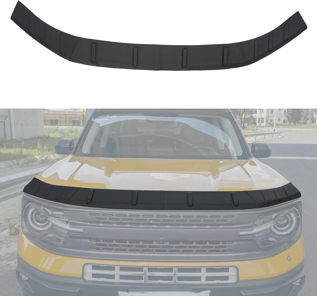 Hood Protector Compatible with 2021-2024 Bronco Sport Accessories Hood Guards Deflector Trim for 2024 Bronco Sport Accessories (Front Hood)