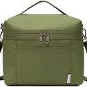 NOL Natural Organic Lifestyle Insulated Lunch Bags for Women Cooler Bag Lightweight Nylon Waterproof Lunch Box For Work