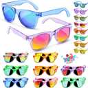GKTZ Kids Sunglasses Party Favors - Boys Girls Valentines Day Gifts, Neon Sunglasses with UV 400 Protection for Kids Classroom Favors Birthday Goodie Bags Stuffers - 16 Packs