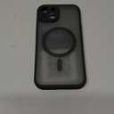 TOCOL Magnetic for iPhone 14 Case, Compatible with Magsafe, Upgraded Full Camera Protection, Drop Protection, Translucent Matte Back Bumper Phone Cover 6.1-Inch (Black)