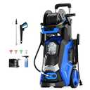 Electric Pressure Washer 5000 PSI 3.5 GPM Power Washer Touch Screen Adjustable Pressure,4 Nozzles and 500ml Foam Cannon Power Washer Cleaning for Patio