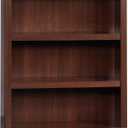 Sauder Miscellaneous Storage 3-Shelf Bookcase/ Book shelf, Select Cherry finish, L: 35.28" x W: 13.23" x H: 43.78"